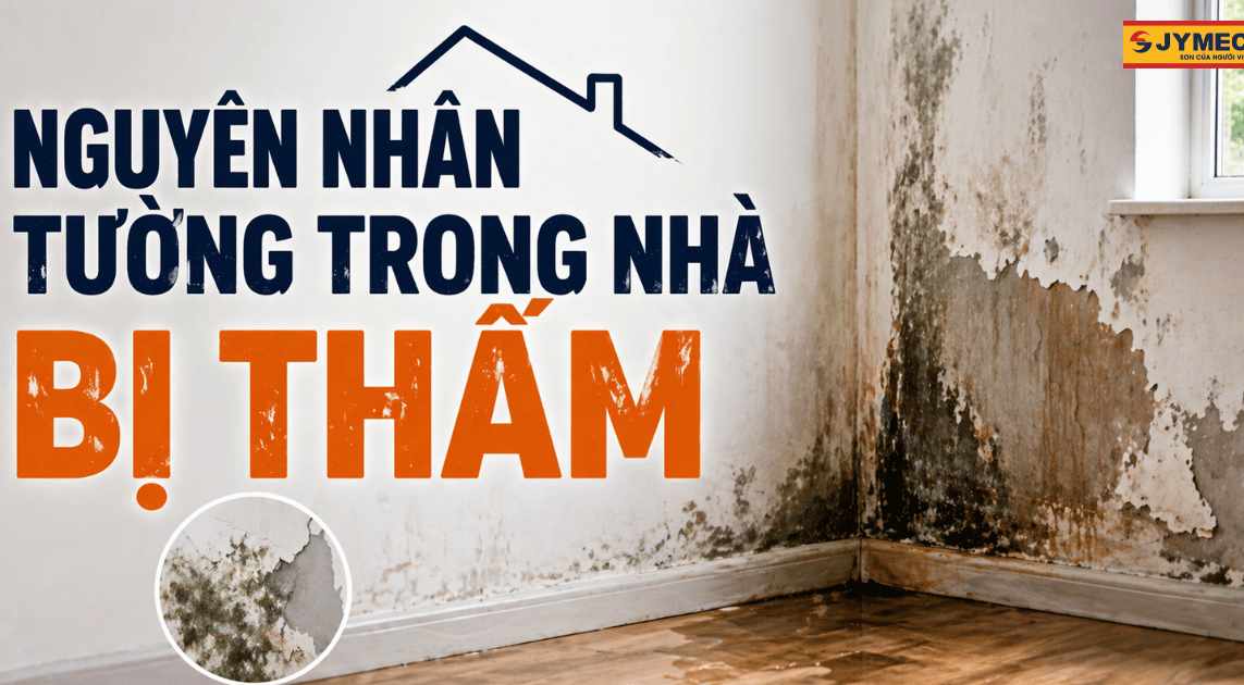 Nguyên nhân tường trong nhà bị thấm và cách khắc phục hiệu quả