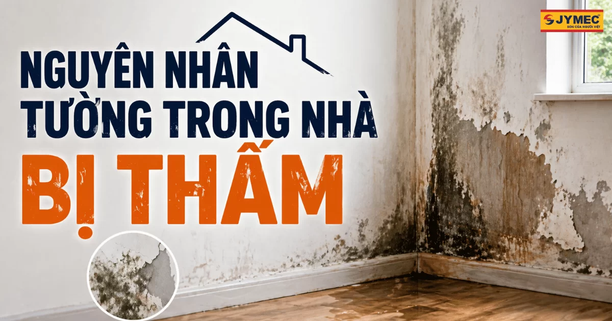Nguyên nhân tường trong nhà bị thấm và cách khắc phục hiệu quả