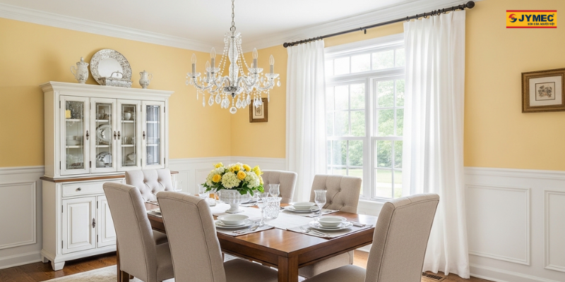 Noi That Gam Mau Am Vang Kem Ket Hop Trang