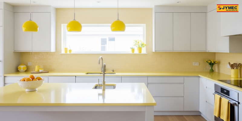 Phong Bep Ket Hop Vang Nhat Phoi Trang