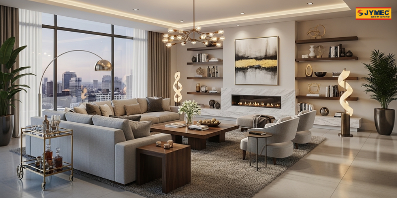 Phong Cach Thiet Ke Hien Dai Sang Trong