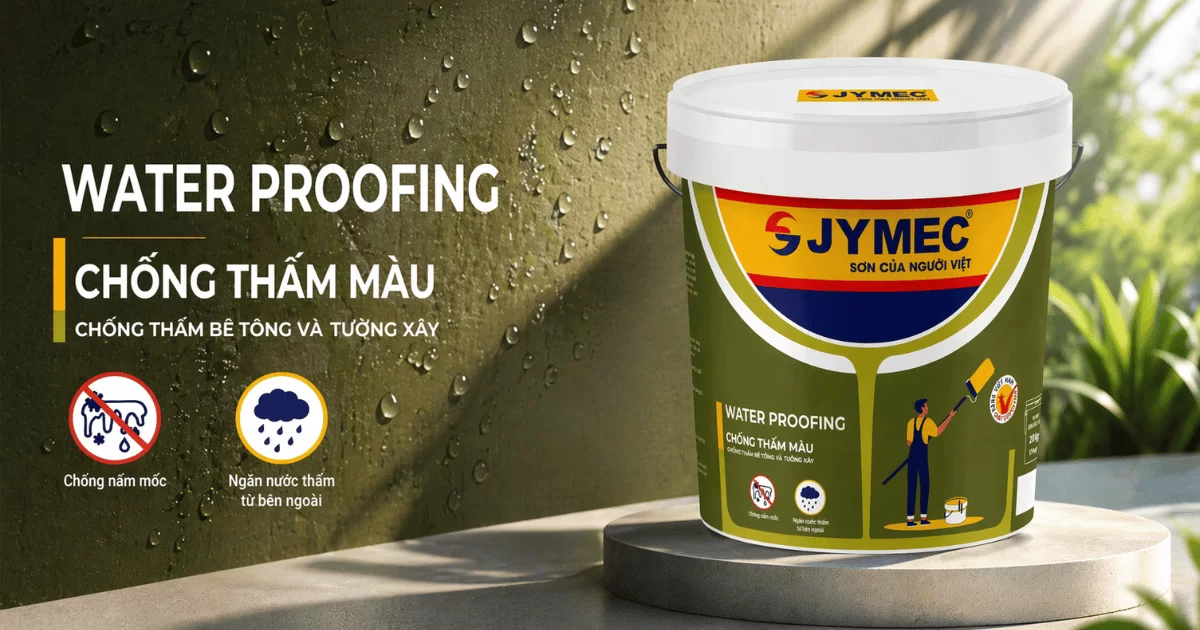 Sơn Chống Thấm Màu JYMEC Son Chong Tham Mau