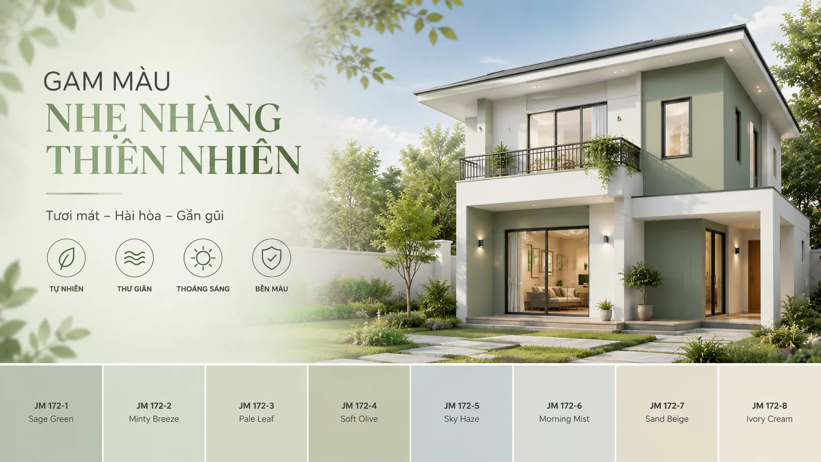 Bang Mau Nhe Nhang Thien Nhien Jymec