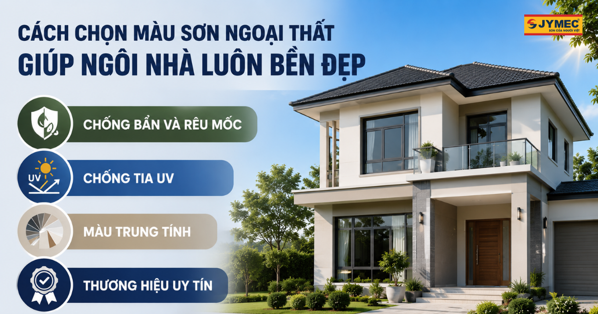 Cach Chon Mau Son Ngoai That Giup Nha Luon Ben Dep
