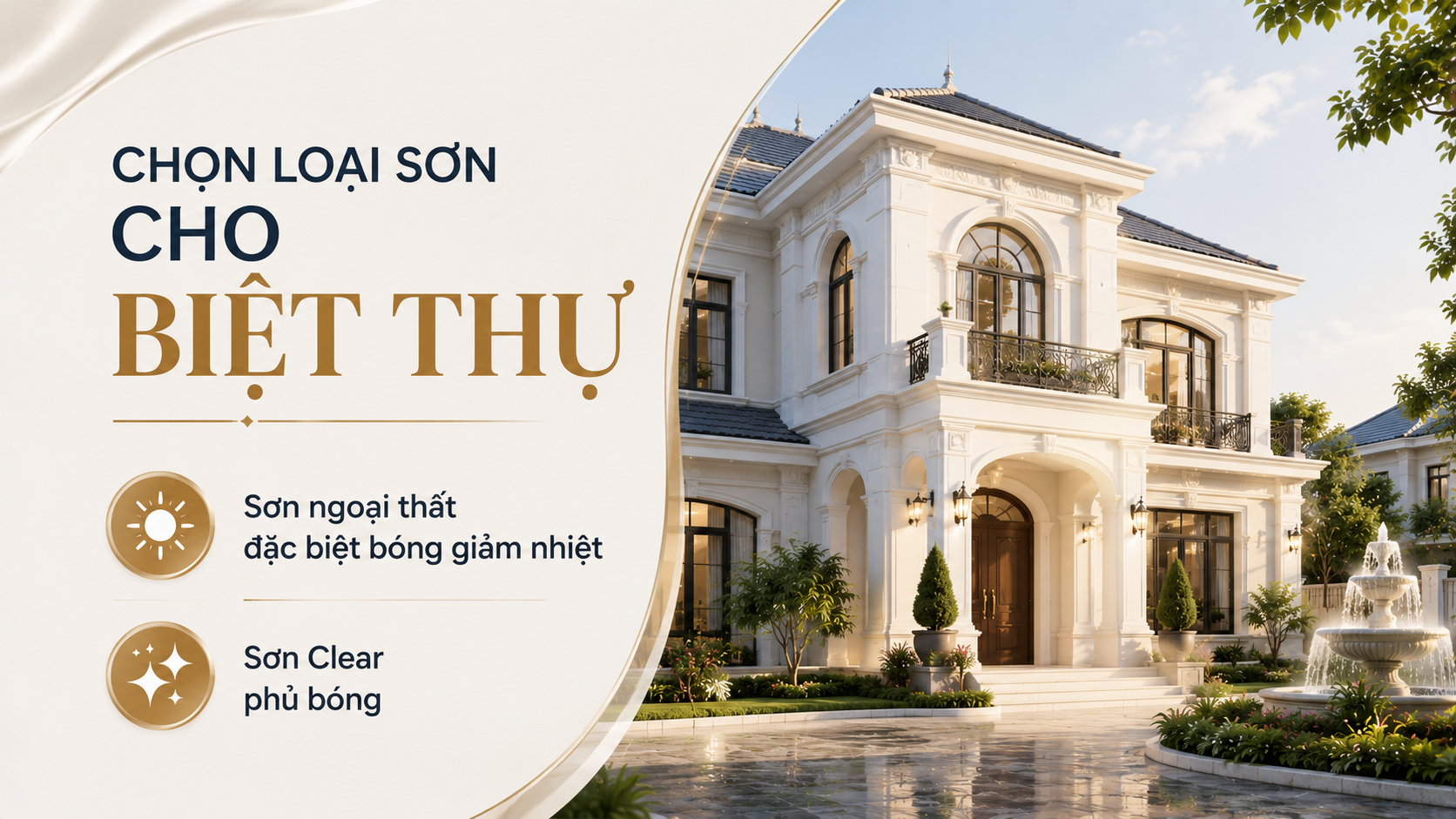 Chon Loai Son Ngoai That Cho Biet Thu