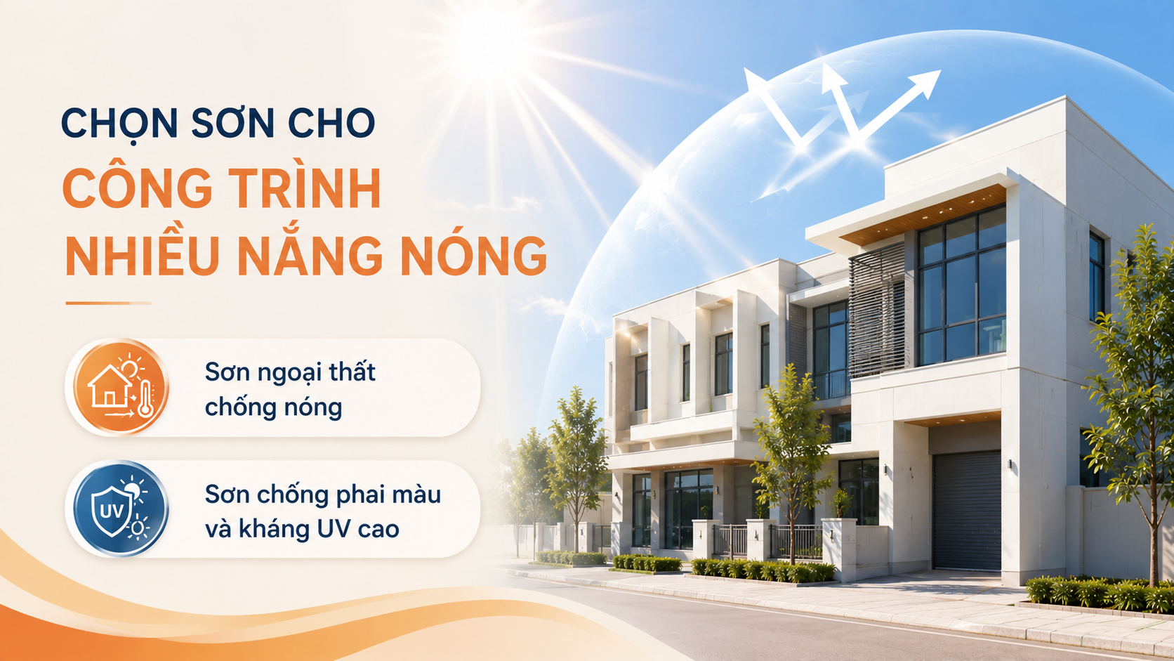 Chon Loai Son Ngoai That Cho Cong Trinh Nhieu Nang Nong