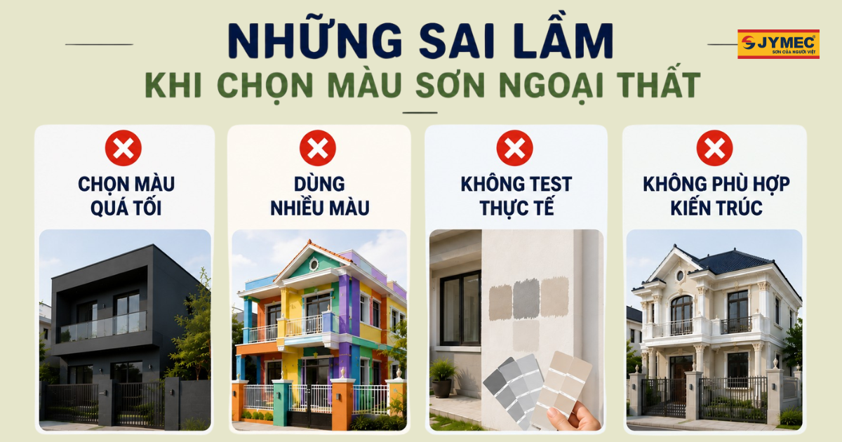 Sai Lam Khi Chon Son Ngoai That