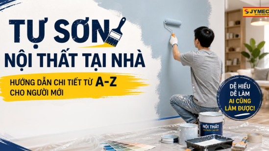 Tự sơn nội thất tại nhà: Hướng dẫn chi tiết từ A-Z cho người mới