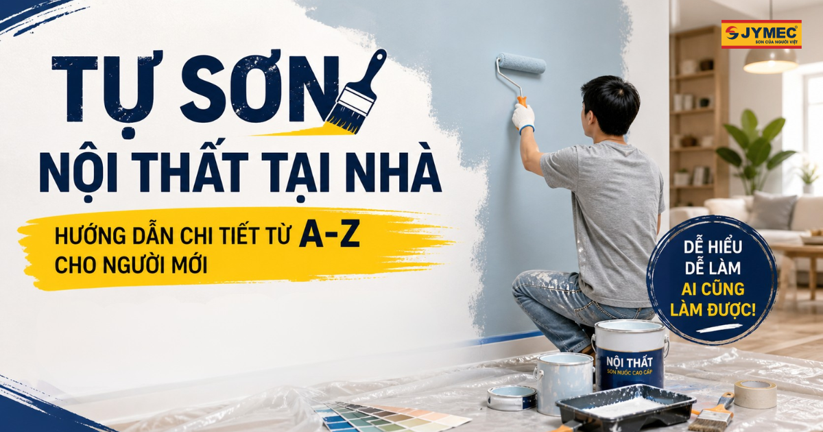Tự sơn nội thất tại nhà: Hướng dẫn chi tiết từ A-Z cho người mới