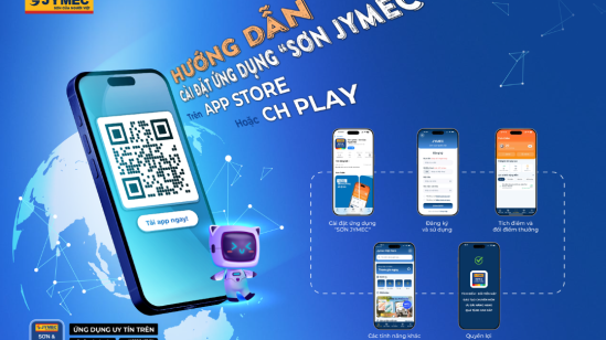 Hướng dẫn cài đặt và sử dụng app Sơn JYMEC: Quét mã tích điểm, nhận thưởng dễ dàng
