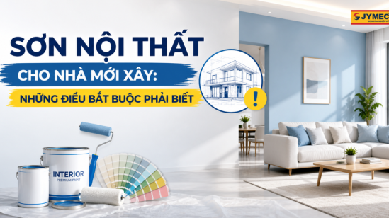 Sơn nội thất cho nhà mới xây: Những điều bắt buộc phải biết