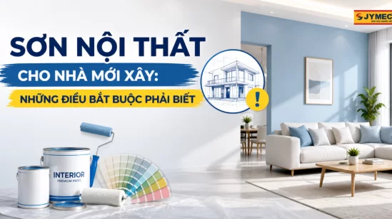 Sơn nội thất cho nhà mới xây: Những điều bắt buộc phải biết