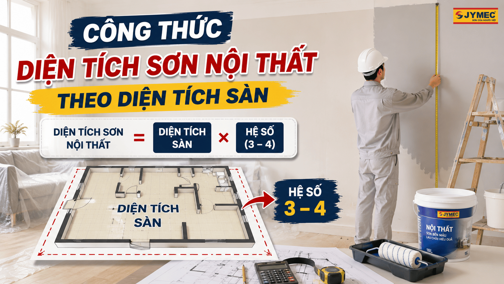 Cong Thuc Tinh Dien Tich Son Noi That Theo Dien Tich San
