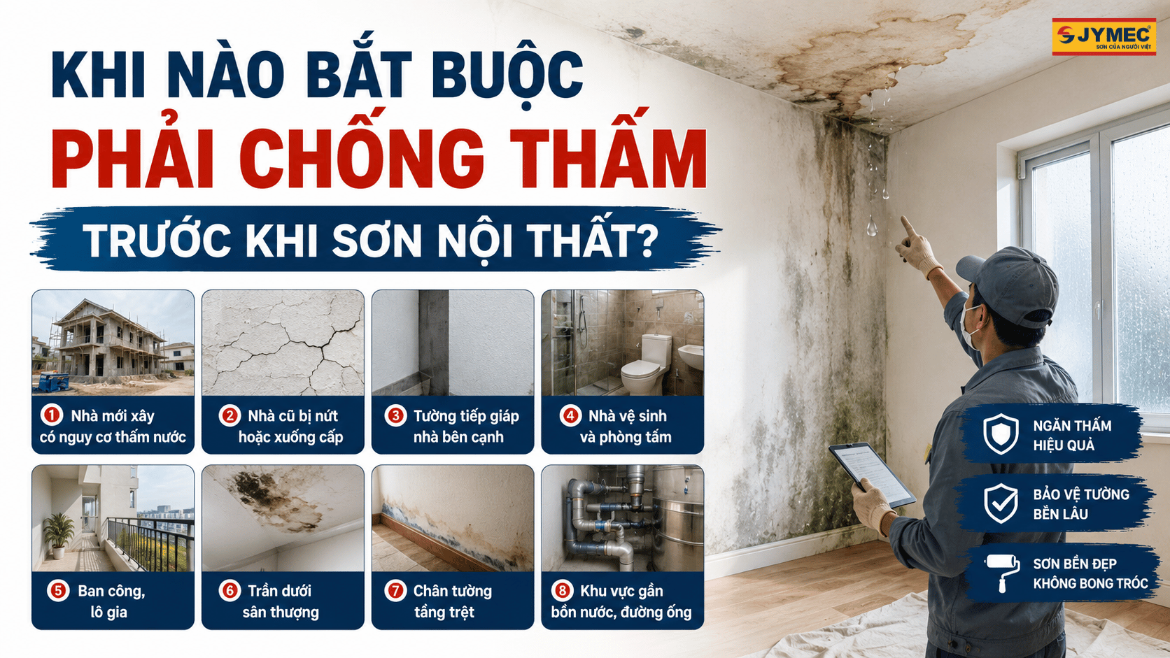 Khi Nao Can Phai Chong Tham Truoc Khi Son Noi That