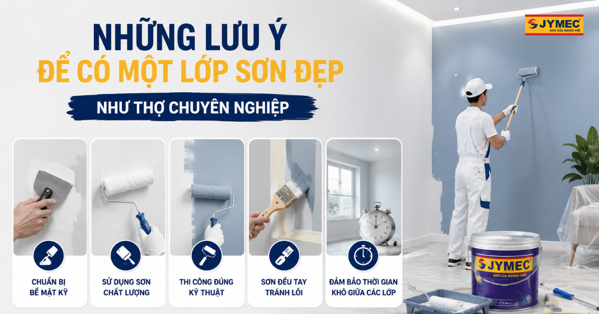 Luu Y De Co Mot Lop Son Dep
