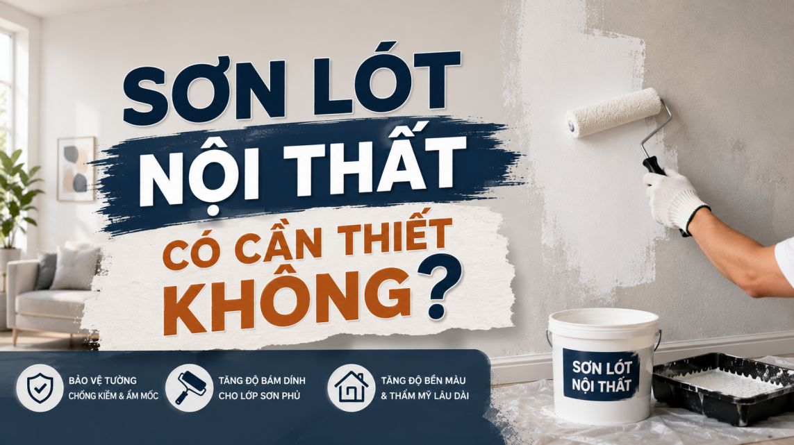 Sơn lót nội thất có cần thiết không? Chuyên gia giải đáp chi tiết