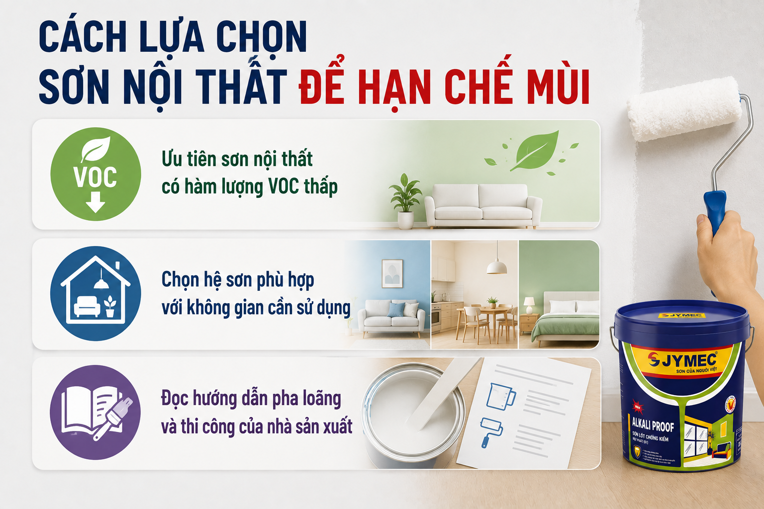 Huong Dan Son Noi That Khong Mui An Toan Cho Gia Dinh Co Tre Nho 1
