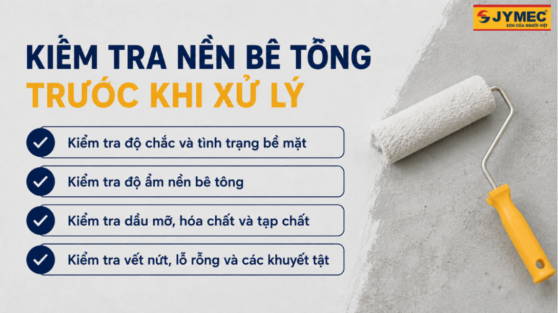 Xử Lý Nền Bê Tông Trước Khi Sơn Epoxy: Quy Trình Chuẩn