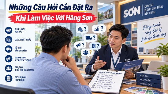 Những Câu Hỏi Cần Đặt Ra Khi Làm Việc Với Hãng Sơn