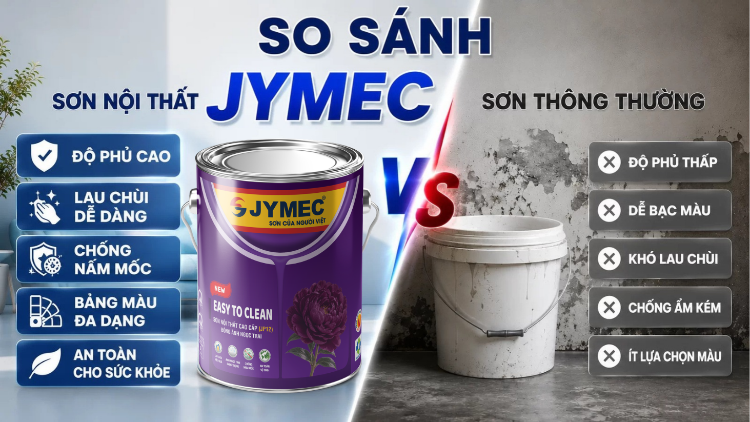 Diem khac biet giưa son JYMEC va son thong thuong