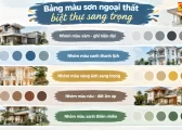 Bang Mau Son Ngoai That Biet Thu Sang Trong Duoc Ua Chuong 2026 3