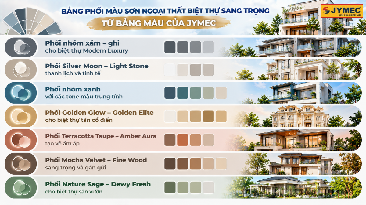Bang Mau Son Ngoai That Biet Thu Sang Trong Duoc Ua Chuong 2026 5