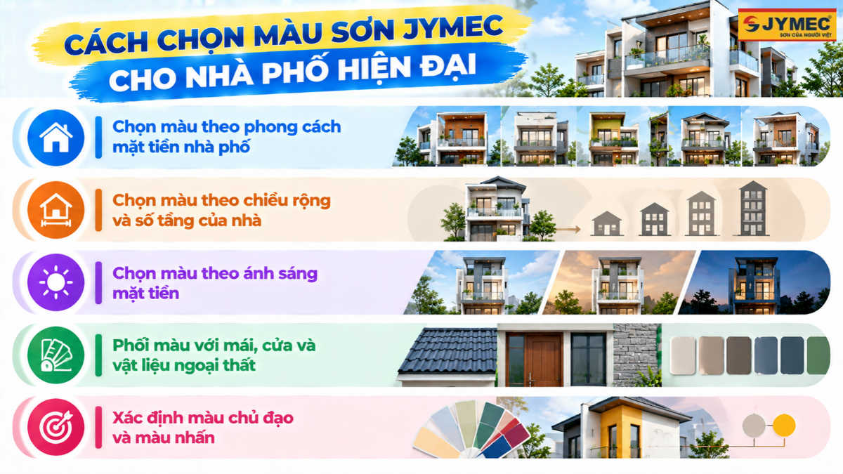Bang Mau Son Ngoai That Nha Pho Hien Dai Sang Trong Dang Cap 1