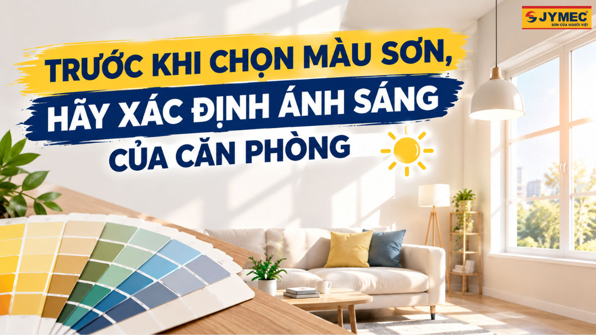Cach Chon Mau Son Phu Hop Voi Anh Sang Tu Nhien 1