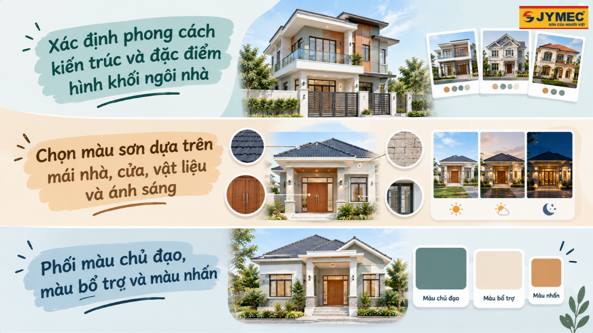 Cach Chon Mau Son Theo Phong Cach Kien Truc Cua Ngoi Nha 2