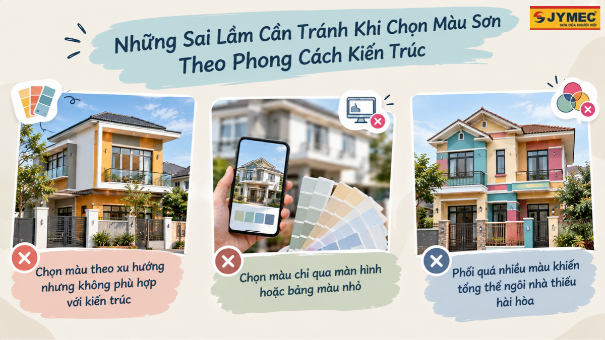 Cach Chon Mau Son Theo Phong Cach Kien Truc Cua Ngoi Nha 3