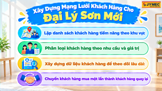Cách Xây Dựng Mạng Lưới Bán Hàng Cho Đại Lý Sơn Mới