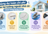 Chi Phi Son Lai Tuong Ngoai Nha Cu Gom Nhung Khoan Nao 2