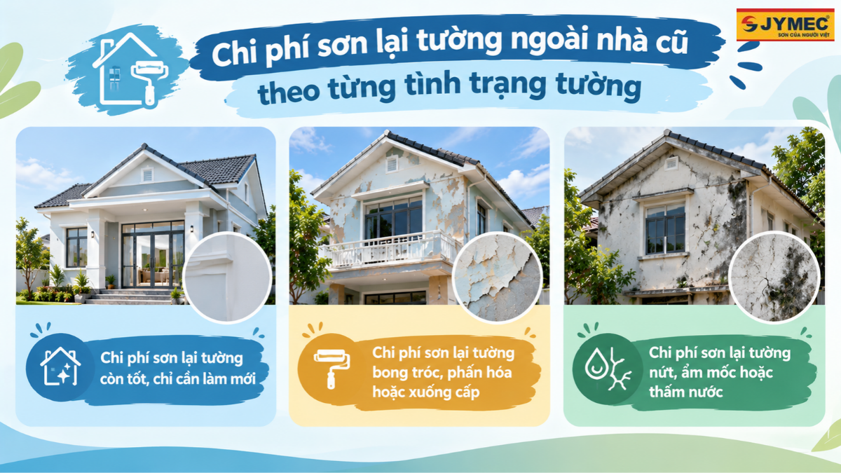 Chi Phi Son Lai Tuong Ngoai Nha Cu Gom Nhung Khoan Nao 3