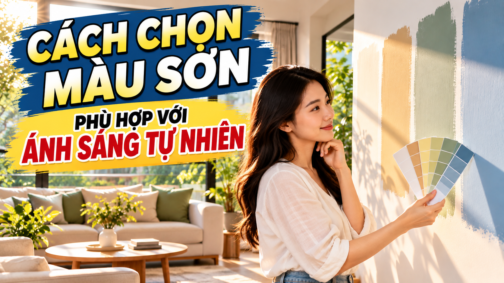 Cách Chọn Màu Sơn Phù Hợp Với Ánh Sáng Tự Nhiên