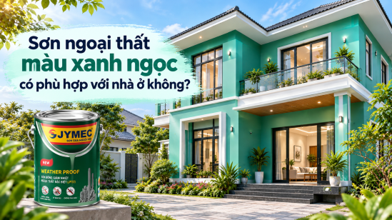 Sơn Ngoại Thất Màu Xanh Ngọc: Cách Chọn & Phối Màu