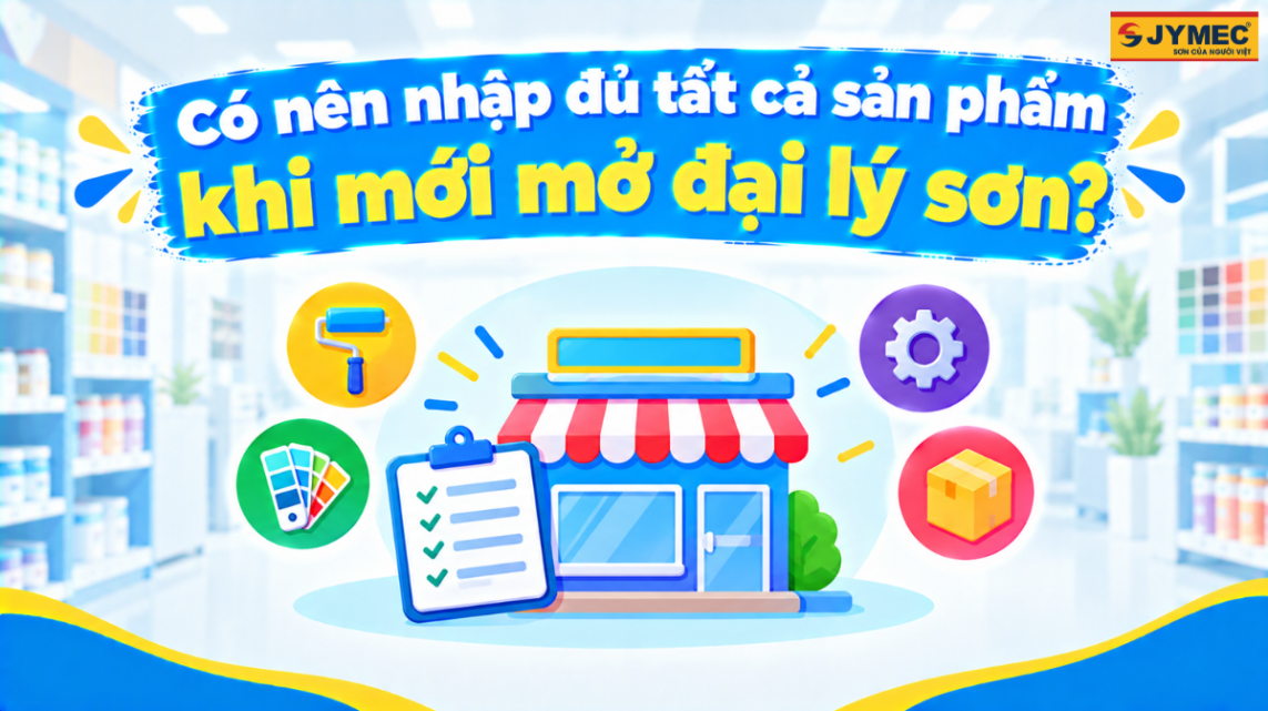 Mở Đại Lý Sơn Cấp 1 Có Phải Nhập Đủ Tất Cả Sản Phẩm?