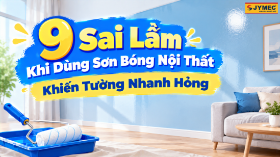 Sai Lầm Khi Dùng Sơn Bóng Nội Thất Khiến Tường Nhanh Hỏng