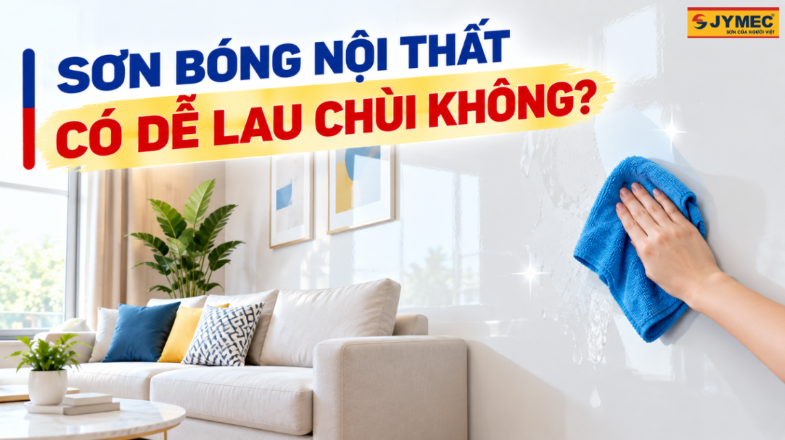 Sơn Bóng Nội Thất Có Dễ Lau Chùi Không? Trải Nghiệm Thực Tế