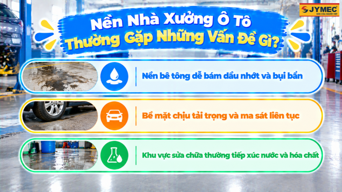Sơn Nền Nhà Xưởng Ô Tô: Giải Pháp Cho Sửa Chữa, Bảo Dưỡng