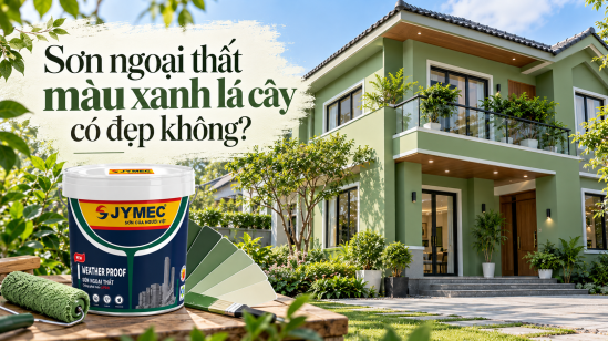 Sơn Ngoại Thất Màu Xanh Lá Cây: 20+ Mẫu Đẹp