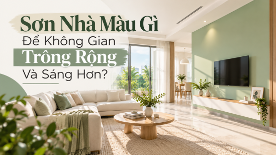 Sơn Nhà Màu Gì Để Không Gian Trông Rộng Và Sáng Hơn?