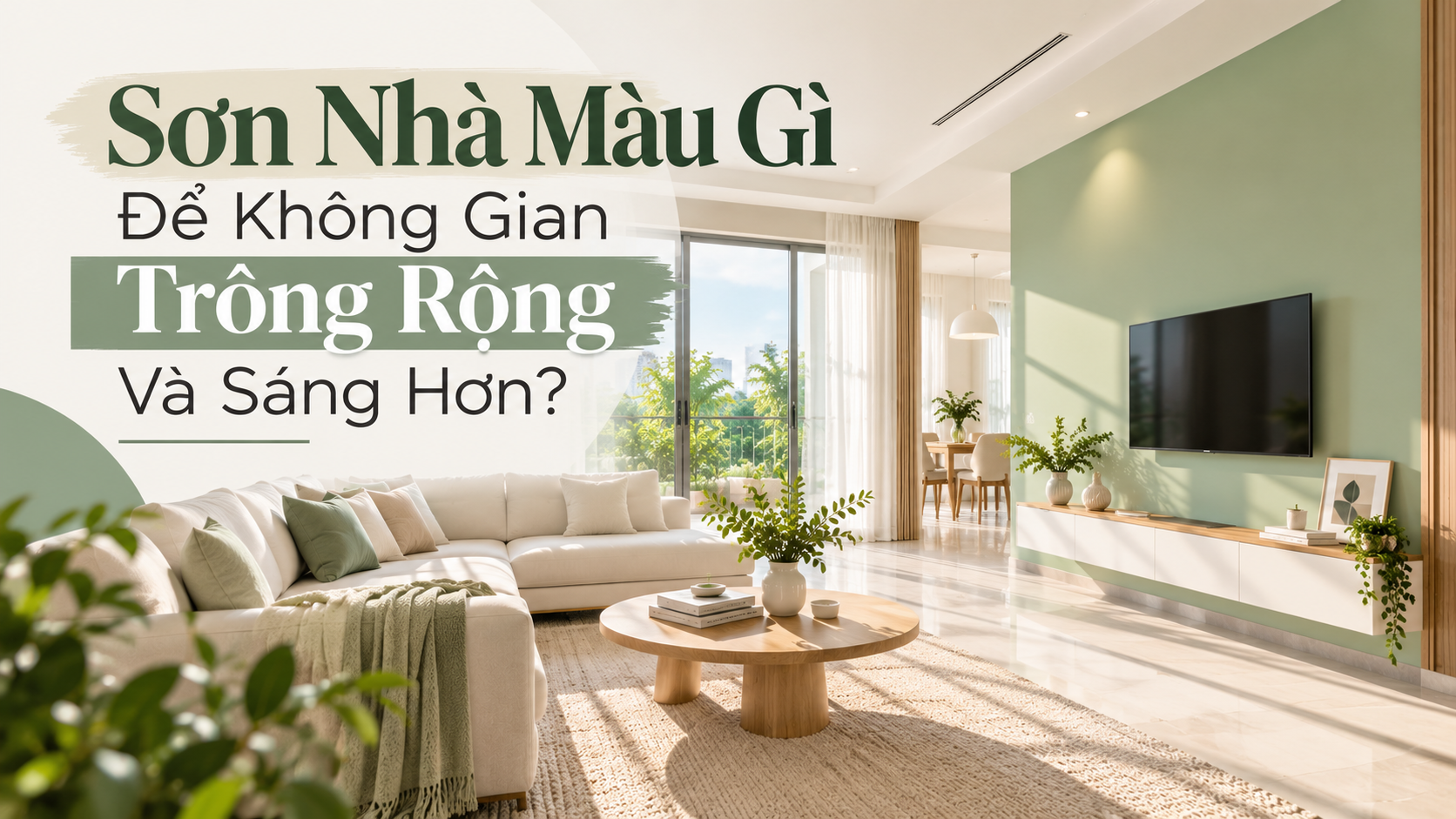 Sơn Nhà Màu Gì Để Không Gian Trông Rộng Và Sáng Hơn?